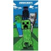 Carbotex Plážová osuška Minecraft Mobi útočia 70 x 140 cm