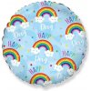 Godan Fóliový balón - Happy Day, modré 48 cm