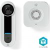 Nedis | Nedis WIFICDP40CWT - Bezdrôtový videozvonček so senzorom Full HD 1536p Wi-Fi IP65 | NE0673
