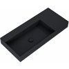 Elita Level umývadlo 100.5x45.5 cm obdĺžnik klasické umývadlo čierna RE041461187160