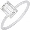 Eppi Zásnubný prsteň s výberom písmen a emerald lab-grown diamantom Olson RE50156