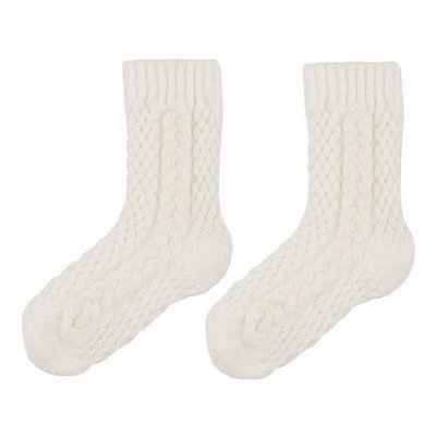 Vlnka Detské tradičné ovčie ponožky Merino biela