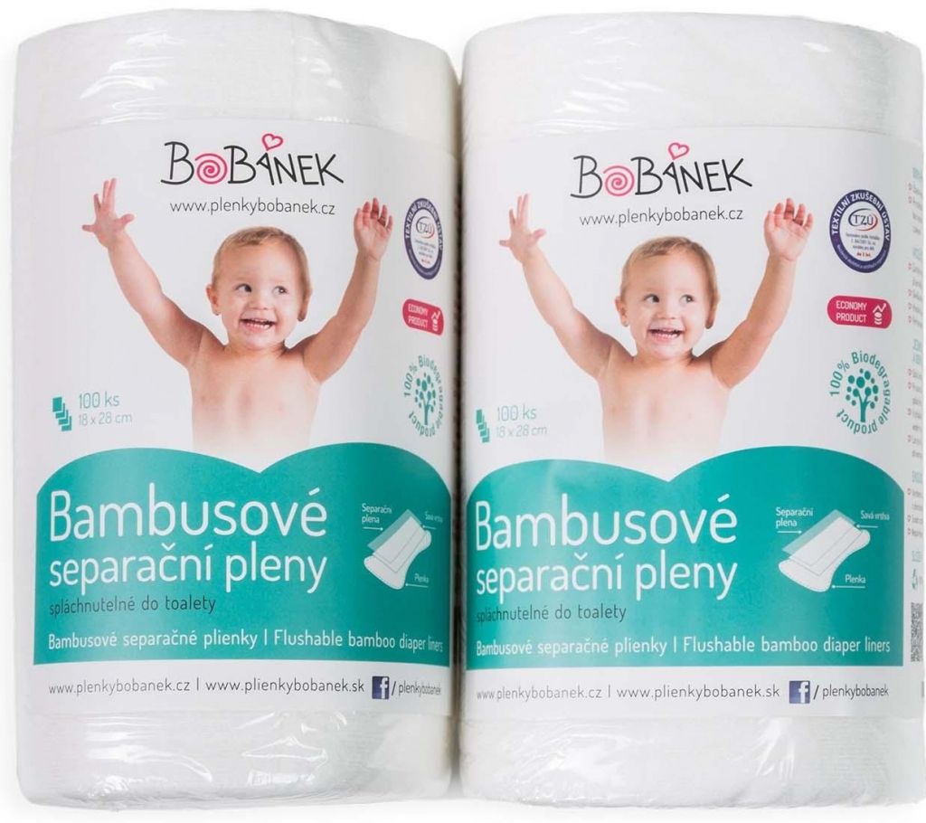 Bobánek Bambusové separačné plienky Duo Pack od 8,49 € - Heureka.sk