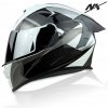 INTEGROVANÁ MOTOCYKLOVÁ PRILBA|NAXA F33 veľ. M+BLENDA|MIESTO PRE OKULIARE INTERKOM