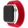 Elastický nylonový remienok FIXED Nylon Strap pre Apple Watch 42 / 44mm, veľkosť XL, červený