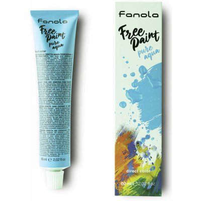 Fanola Free Paint farba na vlasy Pure Aqua svetlo modrá 60 ml