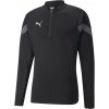 Pánska športová mikina Puma, TEAMFINAL TRAINING 1/4 ZIP TOP čierna,sivá S