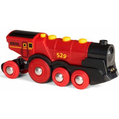 Brio 33592 - Mohutná elektrická lokomotiva se světly - červená