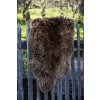 Ovčia kožušina tmavo hnedá Kožušina: XXL 130x70 cm