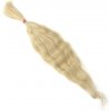 Pravé vlasy ZVLNENÉ BLOND 70 cm v cope 81 gr