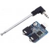 Rádio modul TEA5767 76-108 MHz anténa