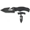 Tlačná dýka TACTICAL SKINNER Albainox Černá