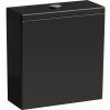 LAUFEN Kartell splachovacia nádržka, spodný prívod vody vľavo, lesklá čierna, H8293330209731