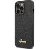 Guess PC/TPU Glitter Flakes Metal Logo Apple iPhone 14 Pro Max čierne