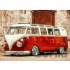 Norimpex Diamantové maľovanie Červený Volkswagen 30 x 40 cm