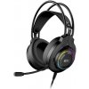 GENIUS sluchátka s mikrofonem GX GAMING HS-GX580U, USB, RGB, černá