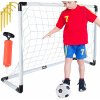 ISO TRADE Futbalová hracia súprava pre deti Futbalová bránka Cieľová sieť Futbalová vzduchová pumpa Garden Park Beach 23459