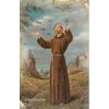 Obrázok: svätý František z Assisi - laminovaný, s modlitbou o pokoj - 001 386