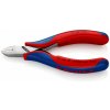 KNIPEX Kliešte cvikacie bočné pre elektroniku 77 02 115