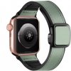 eses Športový kožený remienok pre Apple Watch - Zelený 42mm, 44mm, 45mm, 49mm