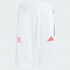 adidas Lamine Yamal detské tréningové šortky biele