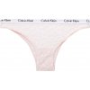 CALVIN KLEIN - carousel ružové čipkované brazilky-XS