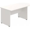 OFFICE PRO s.r.o. HOBIS prídavný stôl jednací oblúk - GP 1600 1, biela