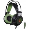 A4tech Bloody J437 herní sluchátka s mikrofonem, 7.1.,7 barev podsvícení, USB, zelená barva J437 Green
