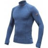 Tričko Sensor Merino Bold - Pánske dl. rukáv Roll Neck Cool Blue XL