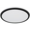 LED stropné svietidlo Globo 41391-40R JAXXI 40W 2000lm 2700-6500K + RGB 5W čierne s diaľkovým ovládaním