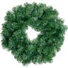 Veniec MagicHome Vianoce, prírodný, 45 cm, 100 vetiev, HUSTÝ