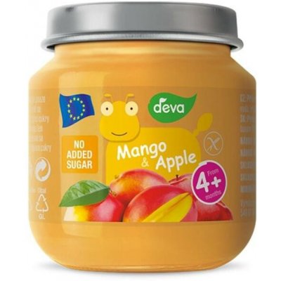 DEVA Ovocný príkrm Mango a Jablko 125 g