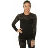 Sensor Merino Impress LS Black/Pattern L