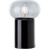 Brilliant Brilliant - Stolná lampa KNUT 1xE27/25W/230V čierna/číra BI0168 + záruka 3 roky zadarmo
