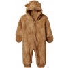 Lupilu® Detský plyšový overal pre bábätká hnedá
