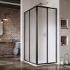 Ravak SRV2-90 195 S rohový sprchový kút, black+grape 87 - 89 x 195 cm, black, 14V703O2ZG