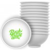Best Buds Silikónová miska na miešanie 7 cm, biela so zeleným logom