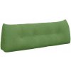 Vankúš na chrbát Svetlozelený 140 x 24 x 50 cm Zamat