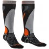 Pánské lyžařské podkolenky Bridgedale Ski Midweight Over Calf Merino Endurance black/silver - S (3-5,5) EU 36-39 / 22-24,5 cm