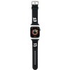 Karl Lagerfeld Karl and Choupette Head NFT Řemínek pro Apple Watch 42/44/45/49 Black KLAWLSLKCNK