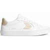 Dámske voľnočasové topánky Cariuma SALVAS White Leather Shifting Sand Logo Sneaker