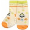 Detské ponožky s ABS Včielka žlté