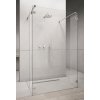 RADAWAY EUPHORIA W4 140cm pevná stena do kombinácie / sprchový kút Walk-in I a IV, profil chróm, sklo číre, 383146-01-01