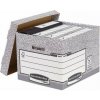 Fellowes BANKERS BOX Archívna krabica s odnímacím vekom sivá/biela 32,5 x 28 x 38,5 cm