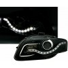 Audi A4 predné čierne svetlá s LED pásom, rv. 04-07