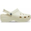 Dámske Šlapky CROCS CROCS CLASSIC PLATFORM CLOG WOMEN 206750-2Y2 – Béžová
