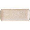 MIJ Servírovací tanier WHITE FADE 29,5 x 12 cm obdĺžnik čierny
