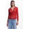 Dámská halenka DESIGUAL 25SWTK95 3092 TS ALSEK 3092 RED velikost XL