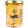 BrainMax Pure® Salmon In Olive Oil, Losos v olivovom oleji, 130 g Kúsky lososa naložené v extra panenskom olivovom oleji Arbequina