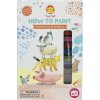 Tiger Tribe Kreativní sada How to Paint - Watercolour - Animals uni